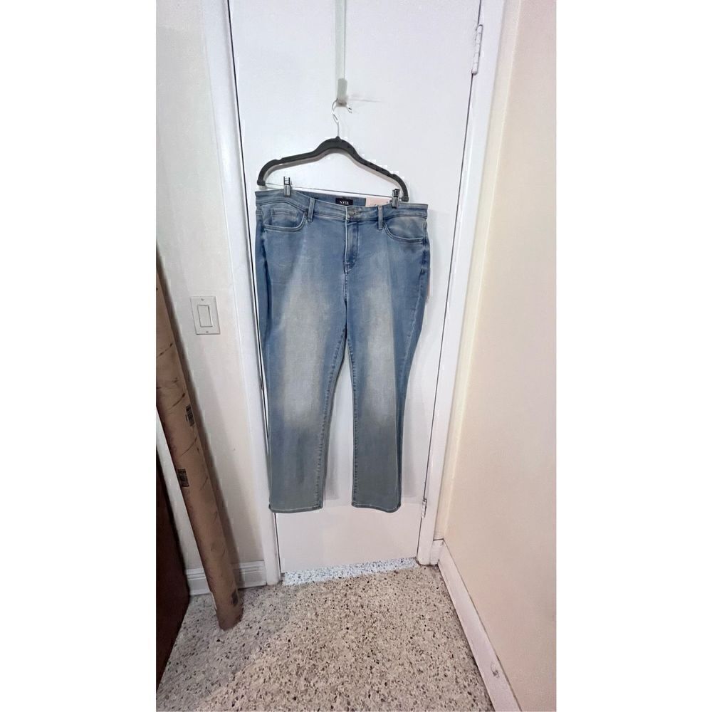 NYDJ NOT YOUR DAUGHTERS JEANS SLIM WATER CONSCIOUS DEMIN SIZE 16 NEW